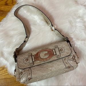 Vintage beige guess shoulder bag